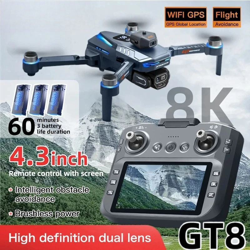 Drone Photogrammetry - Drone GT8 original 8K professionnel avec