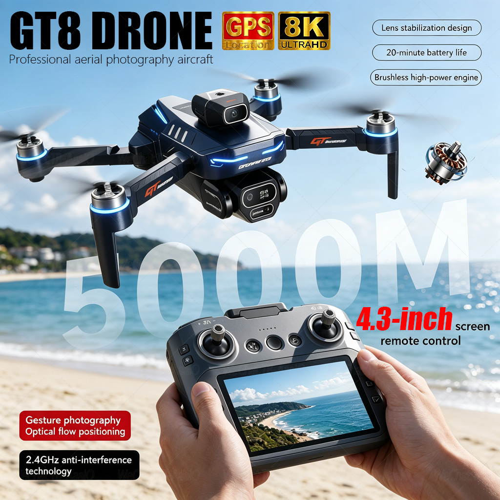 Drone Mapping - NOUVEAU Drone RC GT8 HD 4K