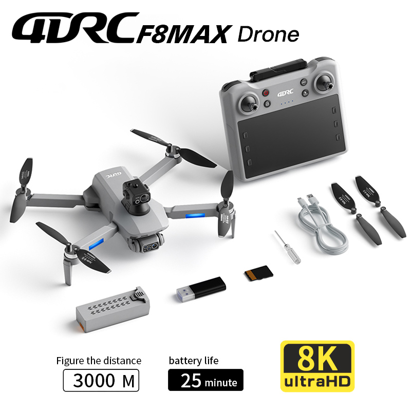 Drone Mapping - Drone GPS F8 MAX, caméra professionnelle