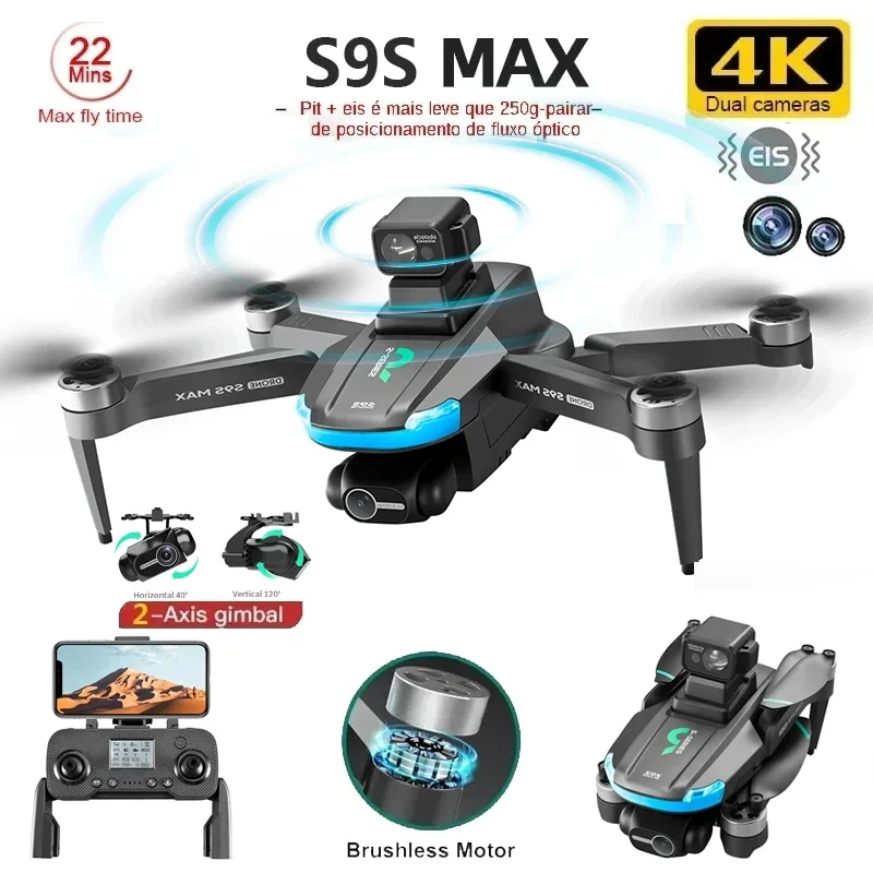 Nouveau S9S MAX MINI Drone 4K  - Drone Mapping avis et prix