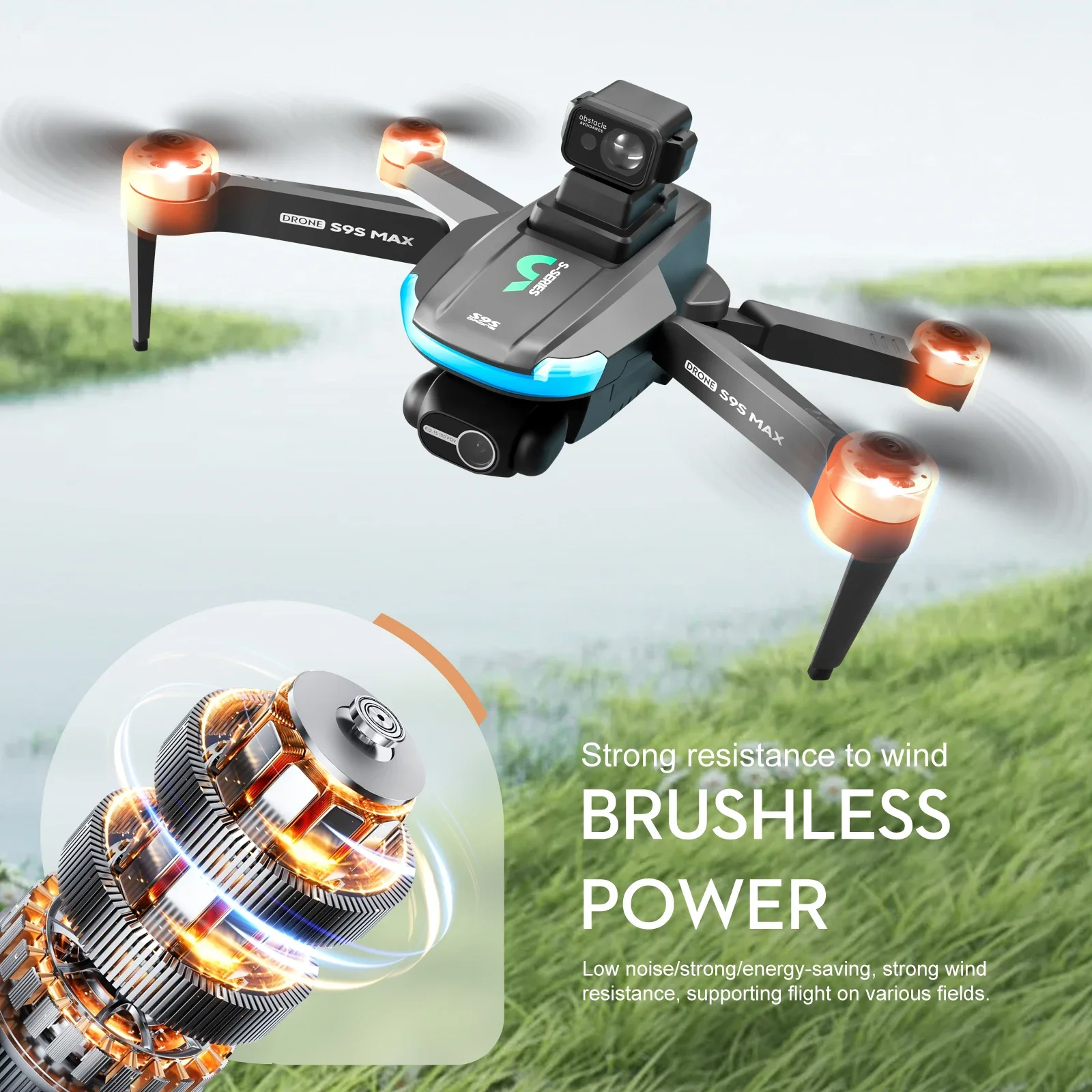 Nouveau S9S MAX MINI Drone 4K  - Drone Mapping avis et prix