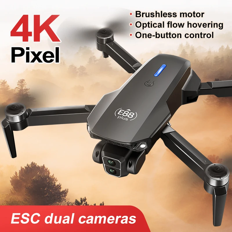Nouveau drone quadrirotor E88  - Drone Lidar avis et prix
