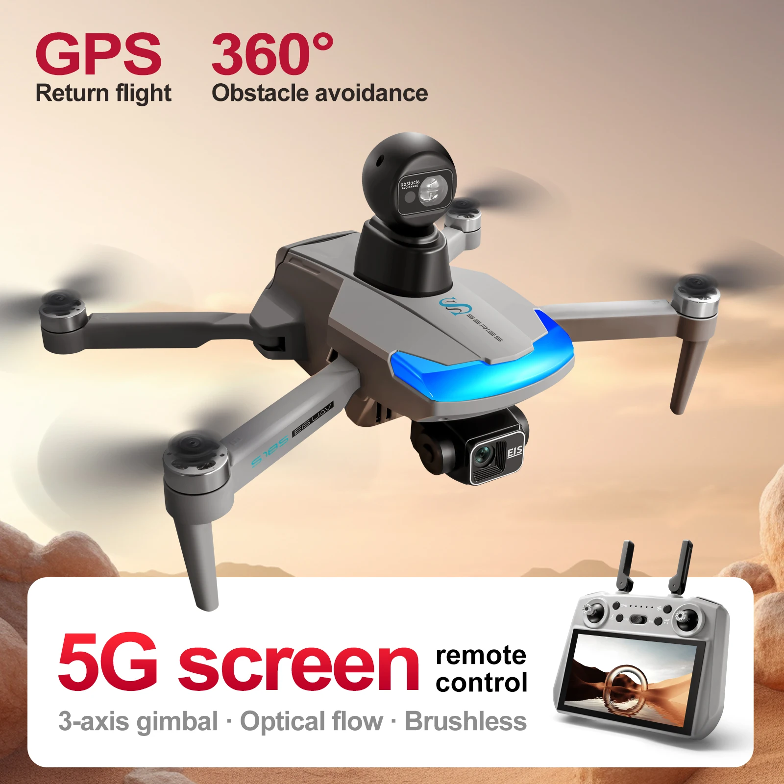 Drone professionnel S185 2.7K  - Drone Photogrammetry avis et prix